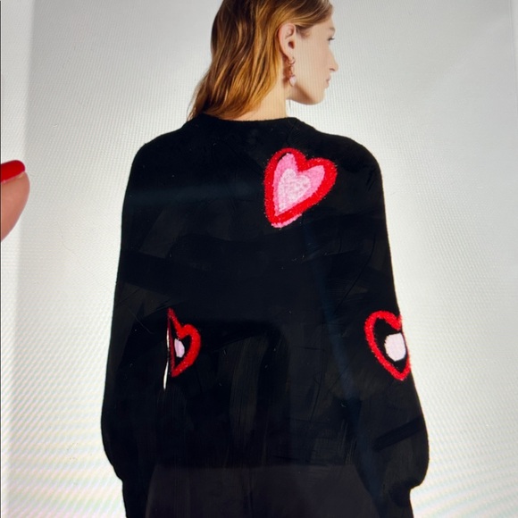 Kate Spade Overlapping Hearts Sweater, XXS - Picture 3 of 14